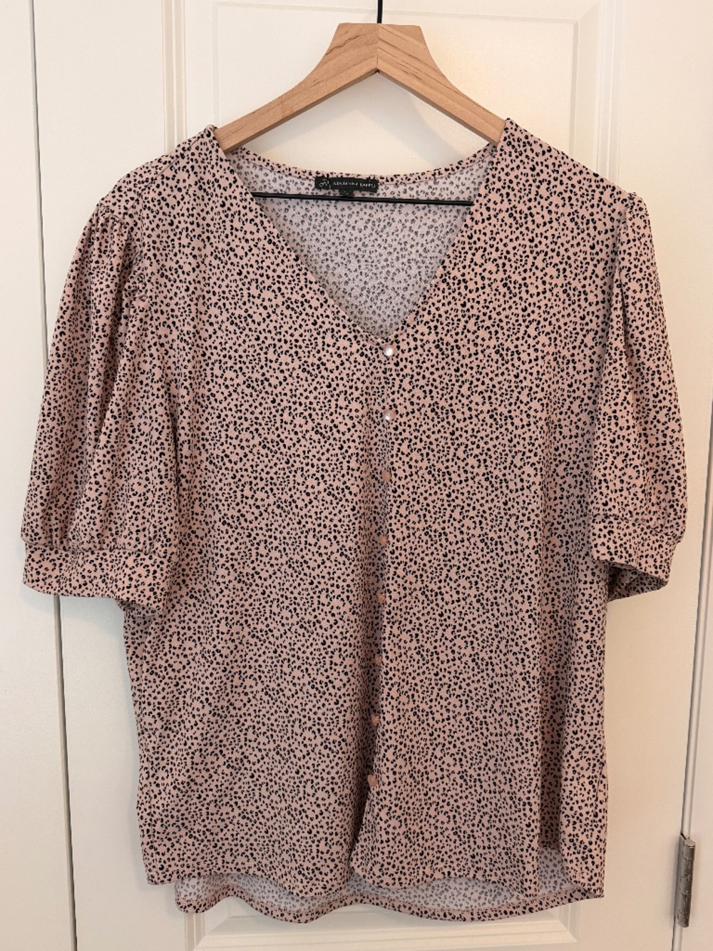 Fine Leopard Print Blouse